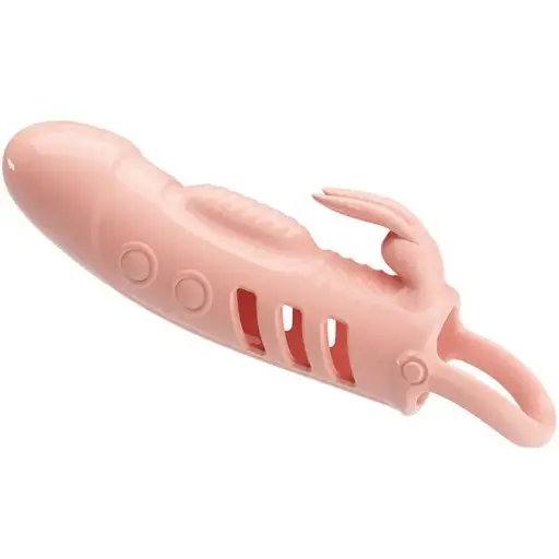 [6959532333824] Funda Pene Rabbit Natural - Estimulador Vibrador Pretty Love Sloane