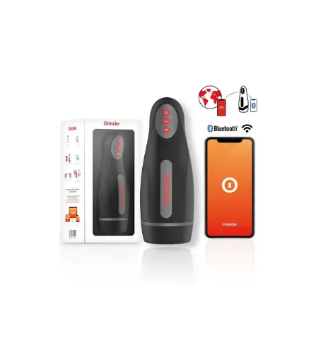 [8435565943059] ONINDER - SEOUL MASTURBADOR MASCULINO DE COMPRESION Y VIBRACION - APP GRATUITA
