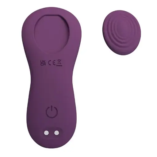 [6959532361230] PRETTY LOVE - romario MASAJEADOR LAY ON CLÍTORIS 10 VIBRACIONES CONTROL REMOTO MORADO