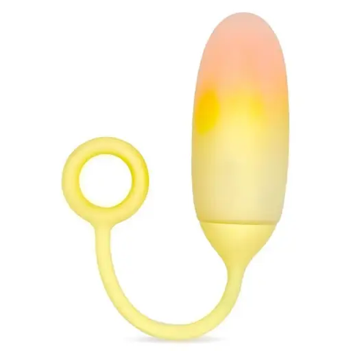 [8436615002320] INTOYOU APP SERIES Huevo con APP Silicona Doble Capa Amarillo/Naranja