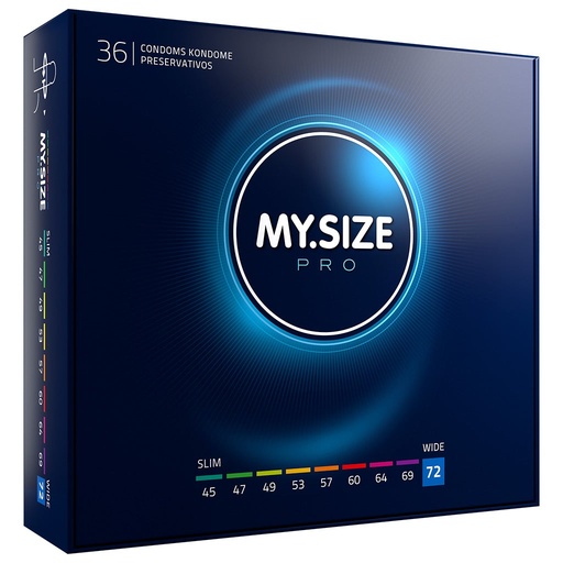 [4025838436728] MY.SIZE Pro 72mm Condoms - 36 Pack
