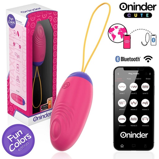 [8435565954888] Oninder Cute - Uovo in Silicone Con Vibro-onda E Piacere - App Gratuita in Tutto Il Mondo