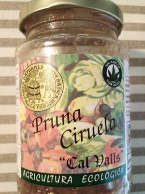 [8427406071205] Crema Ciruela estilo mermelada SinGluten Eco Vegan 375g Cal Valls