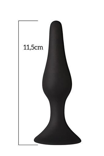 [8435465321025] PLUG ANAL SILICONA NEGRO